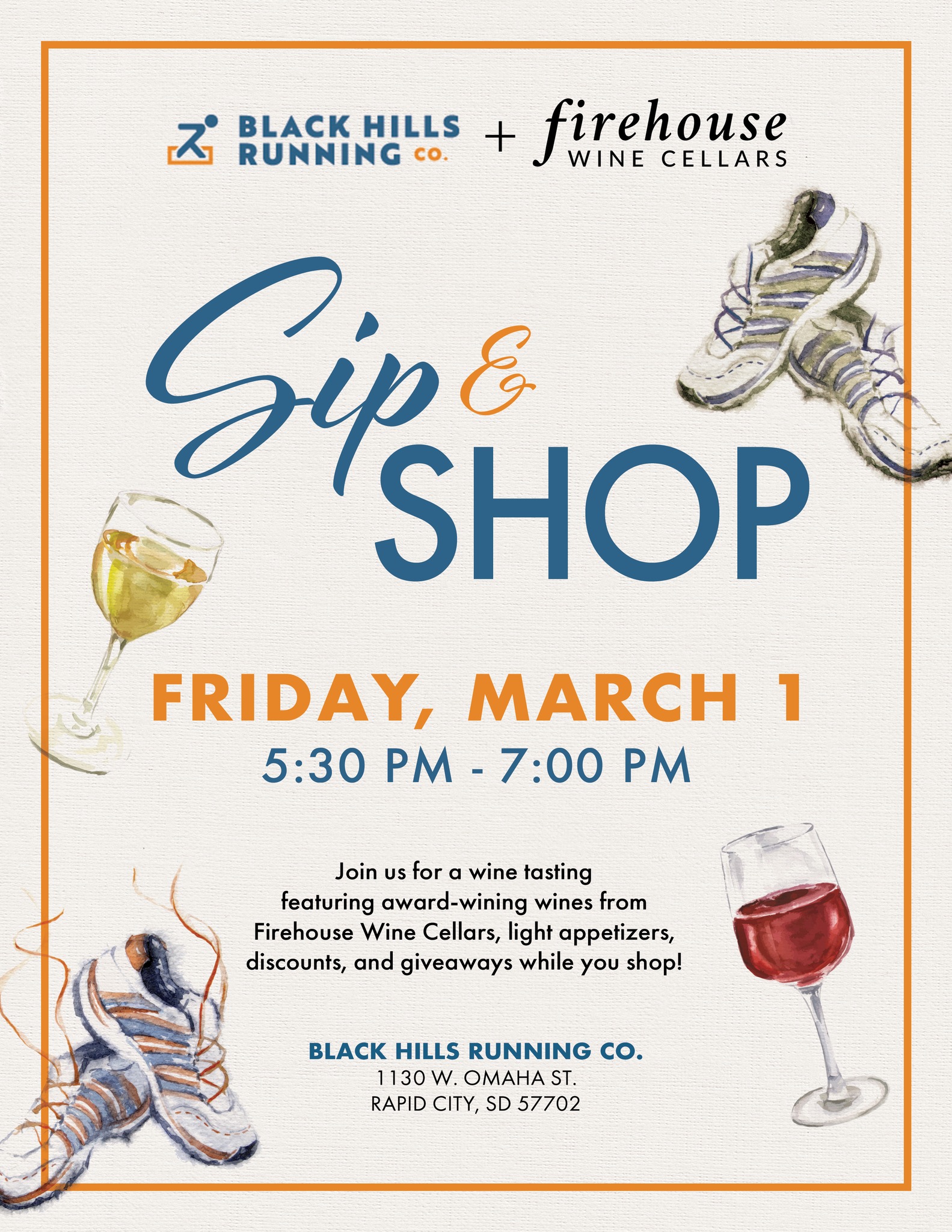 Sip & Shop at Firehouse Wine Cellars on Friday, March 1, 2024